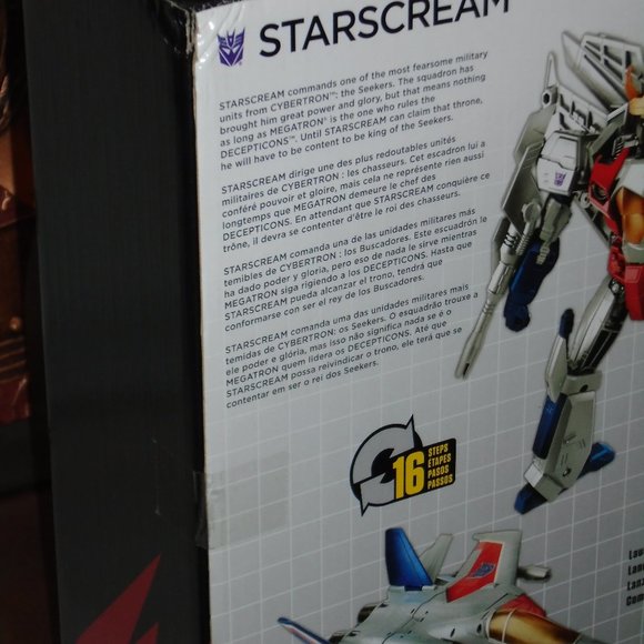HASBRO, TRANSFORMERS, COMBINER WARS, STARSCREAM, DECEPTICON ACTION FIGURE, NEW!! - Picture 10 of 12